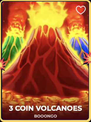 3 Coin Volcanoes